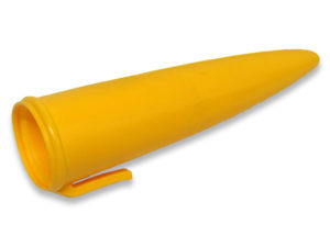 portacoti in plastica - cm 21 - colore giallo -